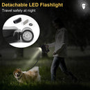 Retractable Dog Leash 4.5M with LED Flashlight And Garbage Bag Durable Nylon Dog leashes For Small Medium Dogs - anconmall