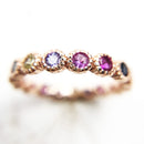 Ring Royalty Colourfull Stones,Europe Style Fine Jewerly For Women Vintage Victorian Gift In 925 Sterling Silver