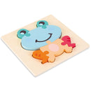 3D Shape Cognition Board Children's Jigsaw Puzzle Wooden Toys Kids Educational Toy Baby Montessori Learning Match Tangram Toys