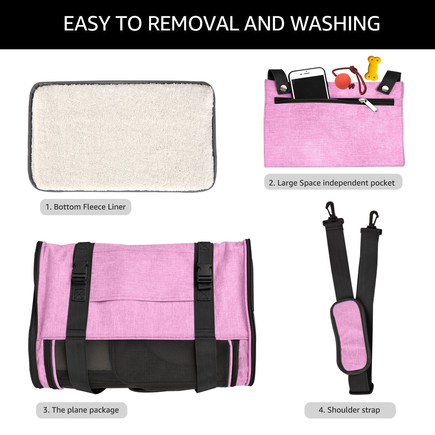 Cat Backpack Soft Sided Pet Carrier Bag Cat Transport Bag With Mesh Window Airline Approved Carrying Backpack For Cats And Dogs - anconmall