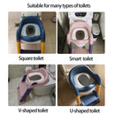 Folding Infant Potty Children's Pot Baby Toilet Training Chair With Adjustable Step Stool Ladder  Toilet Seat Boys Girls Potties