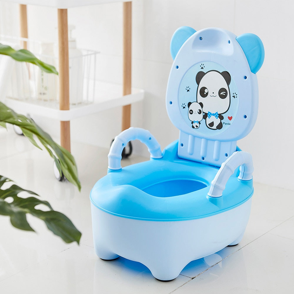 1-6 Years Old Children's Pot Cute Baby Toilet Seat Easy to Clean Baby Potty Portable Stool Boys And Girls Safe Trainer Seat WC