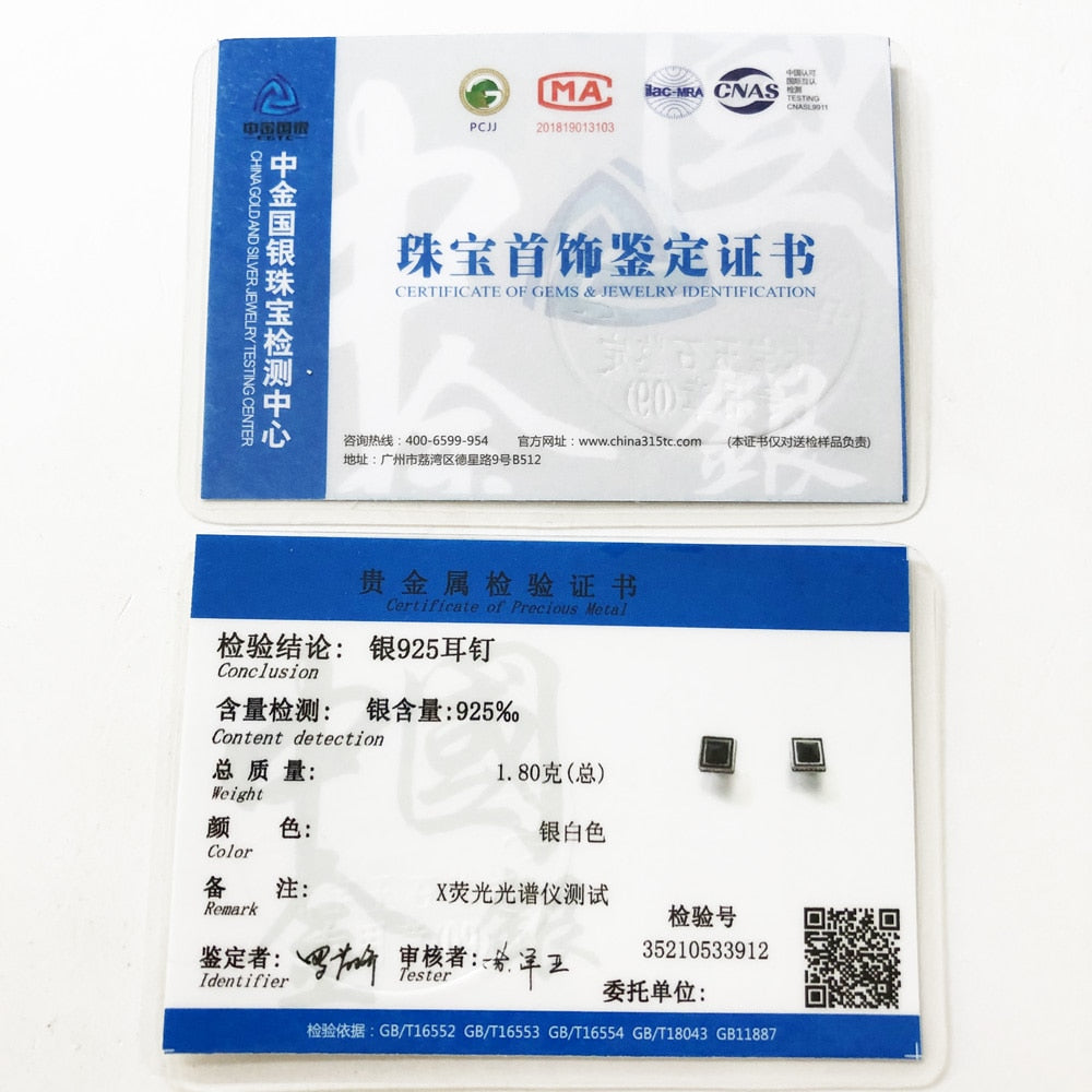 Ear Studs Africa Autumn New Ethnic 925 Sterling Silver Fine Jewerly For Women Gift