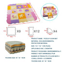 EVA Foam Play Mat with Fence Baby Puzzle Jigsaw Floor Mats Thick Carpet Pad For Kids Educational Toys Activity Pad Random Color