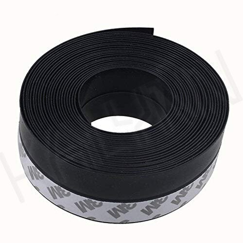 3 Color 1M Length Window Door Bottom Self Adhesive Silicone Rubber Seal Weathering Strip Door Sealing Bar Window Sealing Tape