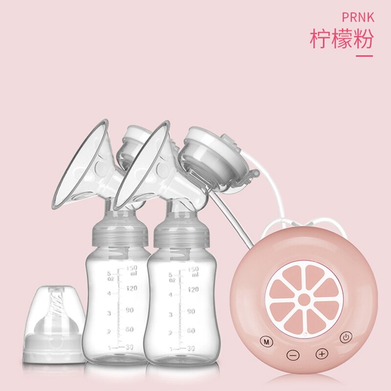 Double Electric Breast Pump USB Electric Breast Pump With Baby Milk Bottle Cold Heat Pad BPA free Powerful Breast Pumps