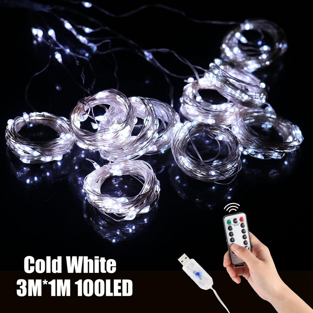 USB Christmas Curtain Lights Christmas Decorations for Home Christmas Ornaments Tree Xmas Navidad Natal Decor 2022 New Year 2023