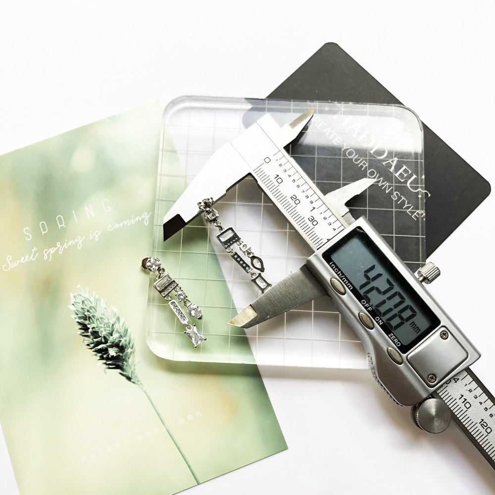 White Mix of Shapes Drop Earrings,Stunning Chandelier Jewelry For Women Summer Brand New Sterling Silver 925 Trendy Gift