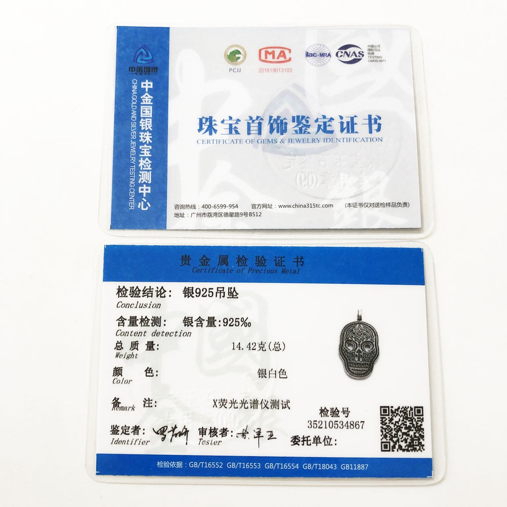 Pendant Skull Mask Yellow,2019 Brand Fashion Jewelry Europe Bijoux Accessories 925 Sterling Silver Gift For  Woman & Rebel Men