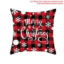Christmas Cushion Cover Merry Christmas Decor For Home Santa Claus Christmas Ornament Xmas Gift Navidad 2022 Happy New Year 2023