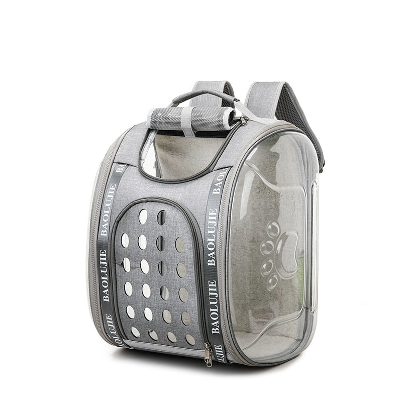 Cat Backpack Breathable Pet Travel Transport Shoulder Bag With Window Portable Carrier For Cats - anconmall