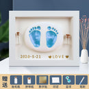 3D DIY Non Toxic Handprint Footprint Soft Clay Baby Imprint Children&#39;s Photo Frame Hand Casts Babies Home Decoration Child Gifts