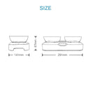 Non-slip Cat Bowls Double Bowls With Raised Stand Pet Food And Water Bowls For Cats Dogs Feeders Cat Bowl Pet Supplies