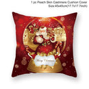 45*45 Christmas Cushion Cover Christmas Decorations for Home Throw Pillows Sofa Home Decor Christmas Pillowcase Pillow Cover