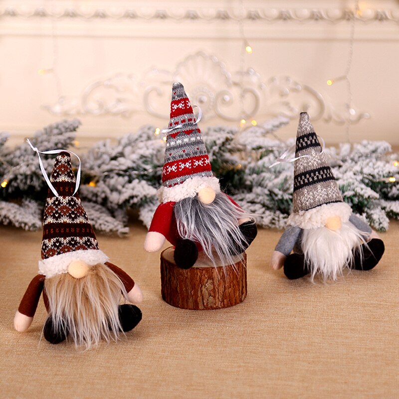 Christmas Faceless Doll Merry Christmas Decorations For Home Christmas Ornaments Xmas Navidad Natal New Year 2022 Kids Gift