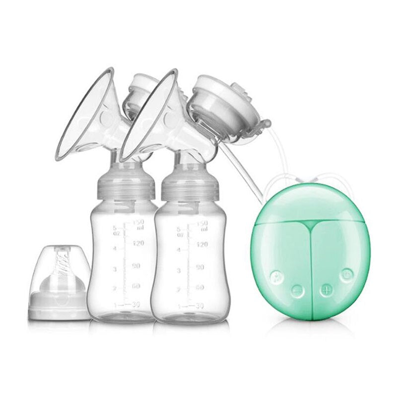 Breast Pump Bilateral Milk Pump Baby Bottle Postnatal Supplies Electric Milk Extractor Breast Pumps USB Powered Baby Breast Feed