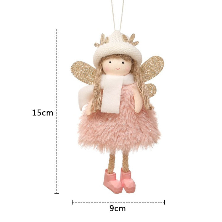 Angel Doll Christmas Tree Hanging Ornaments Pendant New Year Christmas Decorations for Home Navidad 2022 Natal Noel Kids Gift
