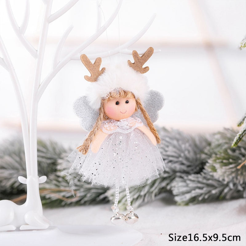 Angel Doll Christmas Tree Hanging Ornaments Pendant New Year Christmas Decorations for Home Navidad 2022 Natal Noel Kids Gift