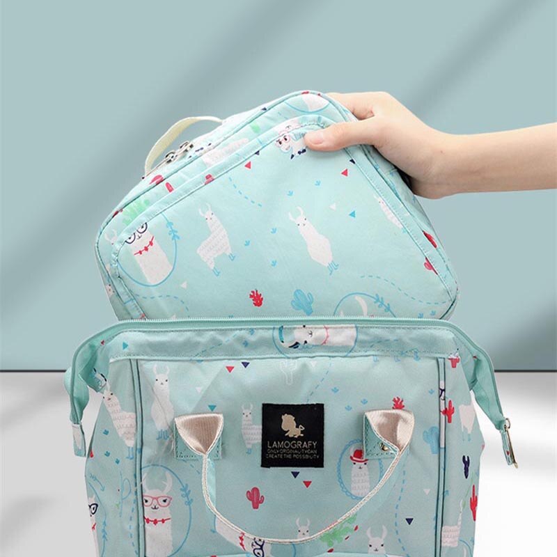 Infant Nappy Storage Bin Baby Diaper Organizer Reusable Wipes Bag Caddy Basket Wet/Dry Bag Mummy Storage Bag Travel Nappy Bag