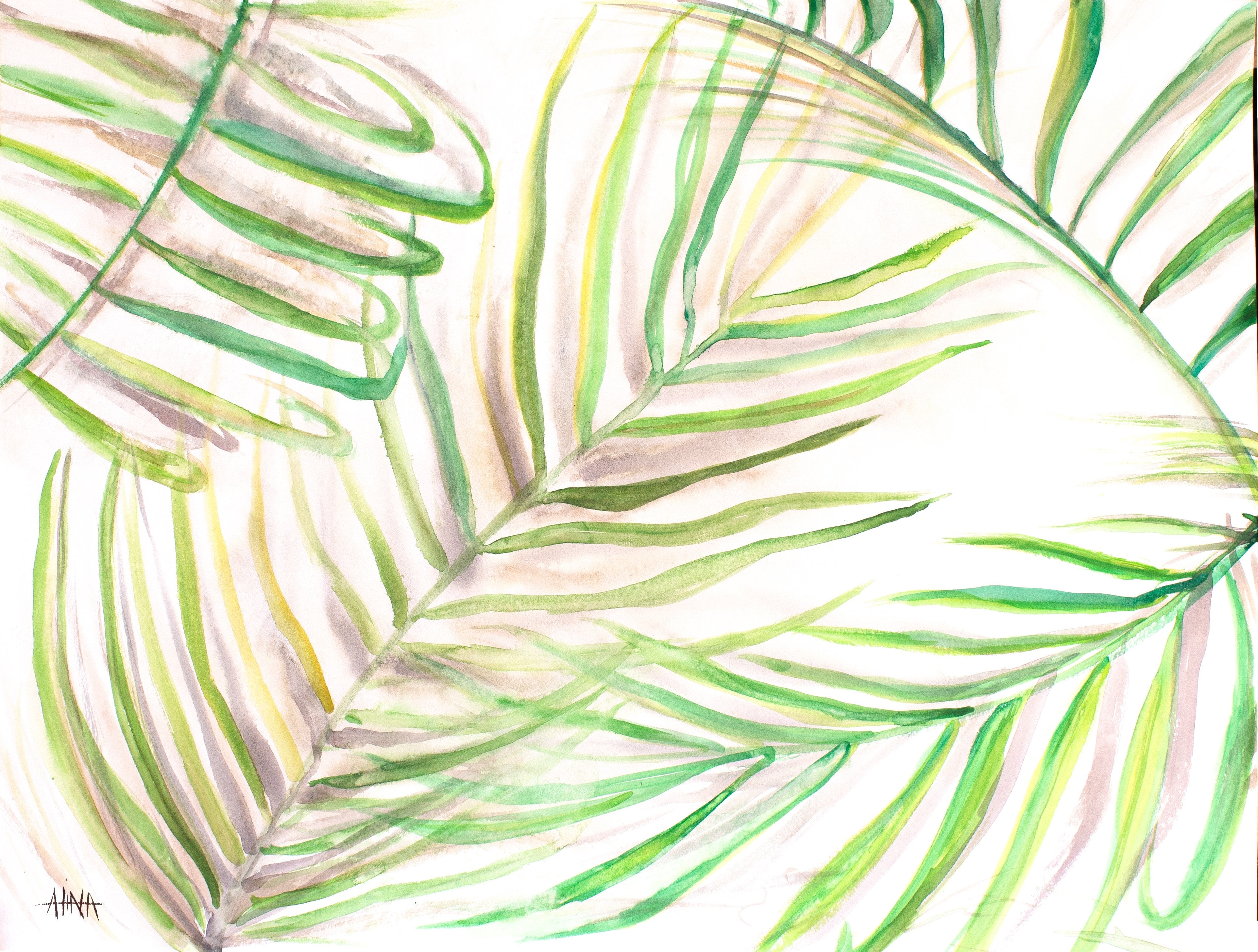 Flowing Fern Morning I