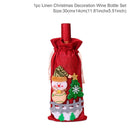 Christmas Bottle Cover Merry Christmas Decorations for Home 2022 Christmas Ornaments Navidad Noel Xmas Gift Happy New Year 2023