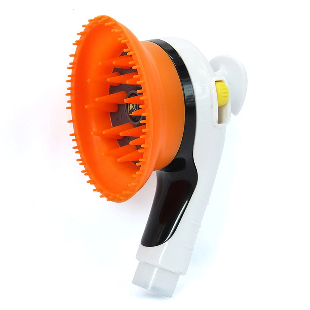 Pet Dog Bathing Shower Head Sprayers Cleaning Hair Wash Soft Massage Brush for Dog Cat Comb Pet Washing Sprinkler Scrubber - anconmall