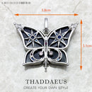 Amulet Magical Lucky Symbol Tree Flower Karma Whell Sun Bird Butterfly Pendants Jewelry 925 Sterling Silver Gift For Women Men