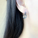 Hinged Hoop Earrings Snake Gold Europe Style Bohemia Good Fine Jewerly For Women New Seduction Gift In 925 Sterling Silver