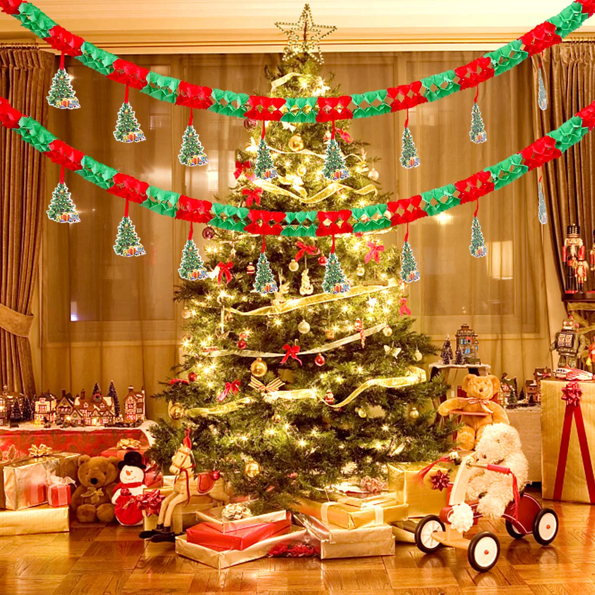 Christmas Santa Claus Banner Merry Christmas Decor For Home 2022 Xmas Drop Ornaments Holiday Party Navidad Kerst New Year 2023