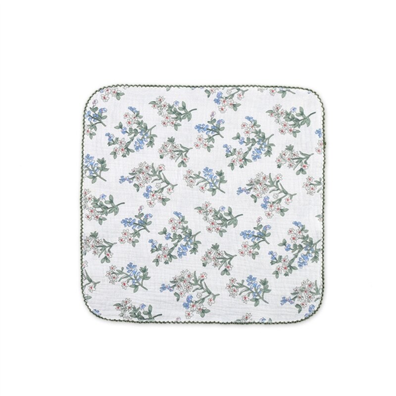 Baby Bib Towel Boys Girls 0-12M Breathable Soft Face Towel Drooling Bib with Hanging Hook Infant Feeding Burp Cloth