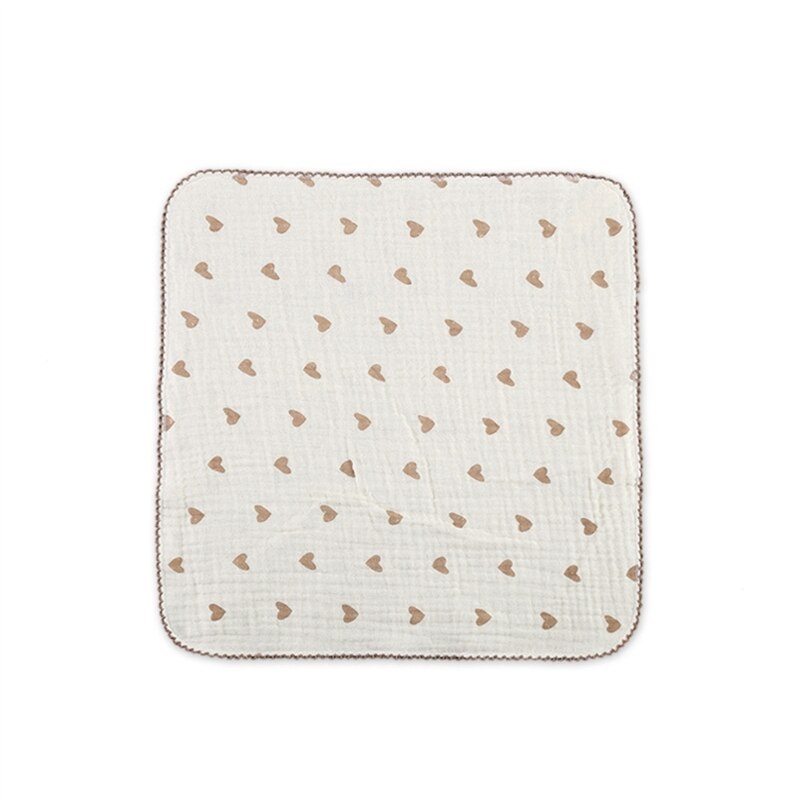 Baby Bib Towel Boys Girls 0-12M Breathable Soft Face Towel Drooling Bib with Hanging Hook Infant Feeding Burp Cloth