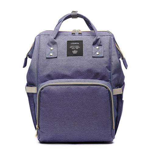 Lequeen Mummy Maternity Nappy Bag Brand Large Capacity Baby Bag Travel Backpack Designer Nursing Bag for Baby Care Drop Shipping