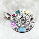 Amulet Magical Lucky Symbol Tree Flower Karma Whell Sun Bird Butterfly Pendants Jewelry 925 Sterling Silver Gift For Women Men