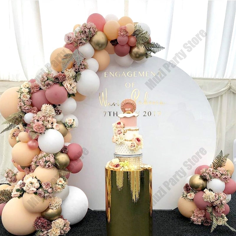 Macron Balloon Set Arch Garland for Birthday Welcome Home Gender Reveal Wedding Party Supplies Balloon Decoration - anconmall