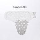 hibobi Cotton Soft Baby Swaddle Clouds &amp; Stars Cute Printed Front Bukle Design Sleeping Bags for Newborn Infant Wrap Blanket