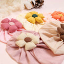 Baby Toddler Hat Cute Flower Knot Beanie Elasticity Turban Headwrap Newborn Soft Solid Color Bonnet Infants Headwear