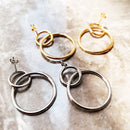 Earrings Circles Europe Simplicity Fine Jewelry For Women Autumn Brand New Sterling Silver 925 Gift