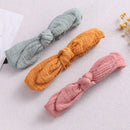 Baby Elastic Hair Band Bow Headbands Solid Color Headband For Kids Girls Cotton Turban Hairband Children Headband