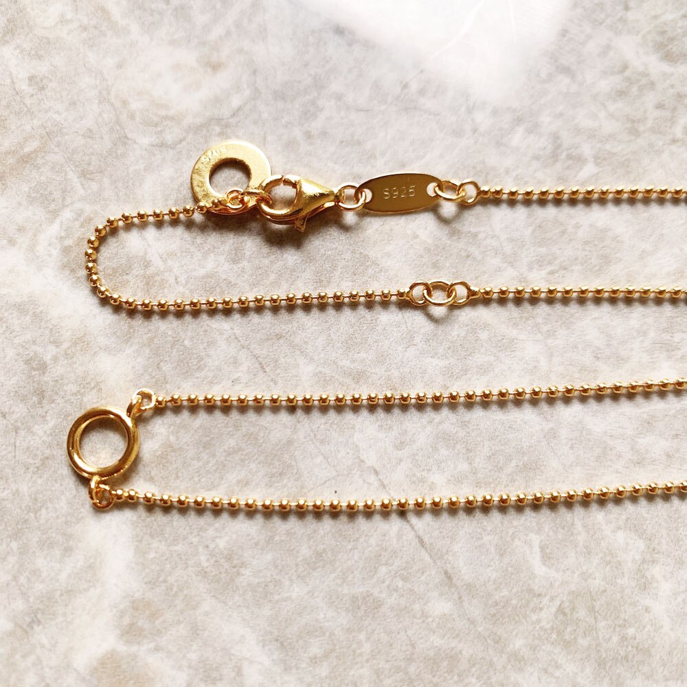 Charm Necklace Golden Round Carrier,2022 Spring Brand New Fashion Jewelry Europe 925 Sterling Silver Trendy Gift For Women