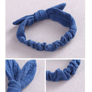 Baby Elastic Hair Band Bow Headbands Solid Color Headband For Kids Girls Cotton Turban Hairband Children Headband