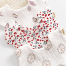 Petal Baby Bib 360 Degree Rotation 6 Layers Gauze Muslin Saliva Towel for Infant Toddler Kids Boys Girls Chewable Drool Burp