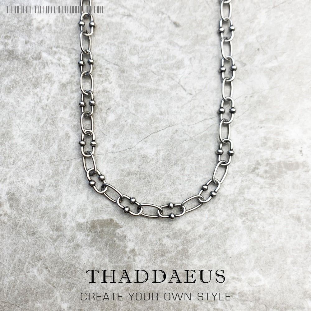 Extraordinary Charm Necklace Summer New Fashion Jewelry Europe 925 Sterling Silver Rebel Look Gift For Women Men