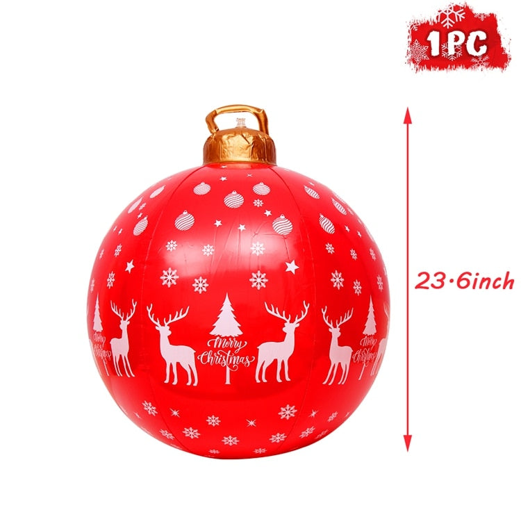 Christmas Inflatable Decor Ball Santa Claus Christmas Tree Decor For Home Outdoor Xmas Ornaments 2022 Navidad New Year Gift 2023 - anconmall