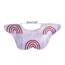 Cartoon Printed Baby Bib Round Petal Saliva Towel Comfortabel Cotton Breathable Apron Newborn 360 Degree Rotation Bandanas Burp