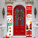 Christmas Door Banner Merry Christmas Decor for Home Hanging 2022 Xmas Ornaments Navidad Natal Nole Happy New Year Gift 2022 - anconmall