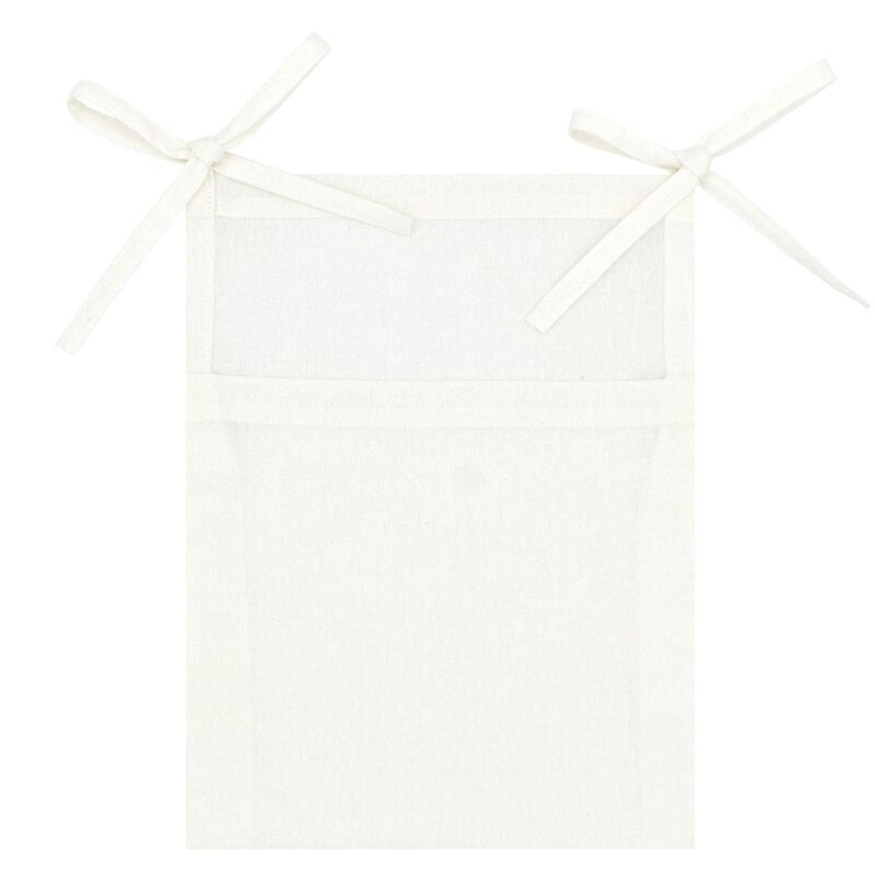 Baby Bedside Storage Bag Crib Organizer Tissue Diaper Nappy Toys Holder Pocket for Infant Essentials Multi-Purpose Hanging Bag