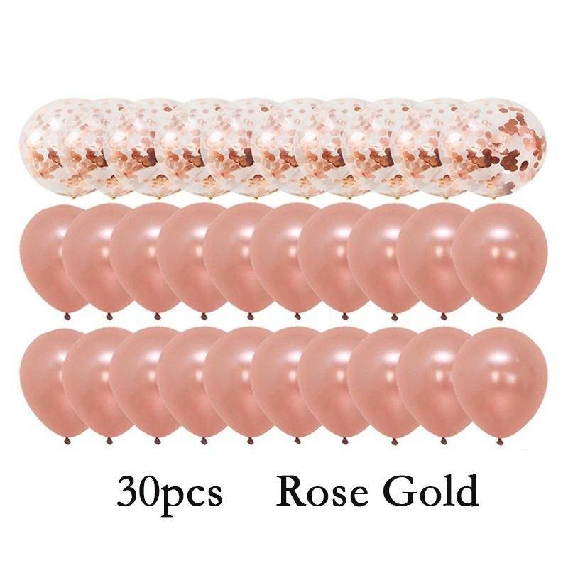 30Pcs-Rose Gold