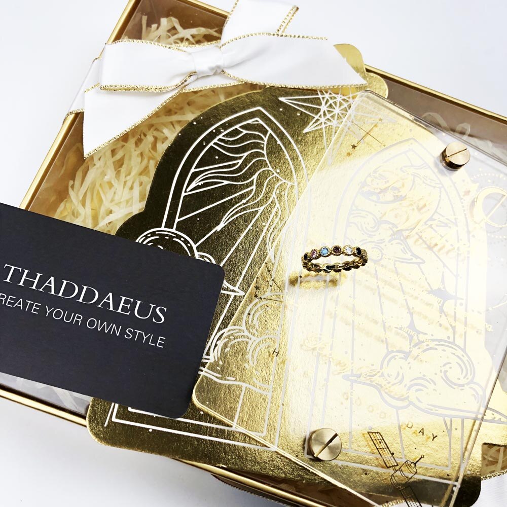 Golden Ring Royalty,Europe Fine Jewerly For Elegance Women,2023 Summer Victorian Age Vintage Gift In 925 Sterling Silver