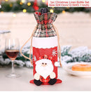 Christmas Bottle Cover Merry Christmas Decorations for Home 2022 Christmas Ornaments Navidad Noel Xmas Gift Happy New Year 2023