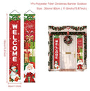 Christmas Porch Door Banner Hanging Ornaments Merry Christmas Decor For Home Xmas 2022 Navidad Natal Noel Happy New Year 2023